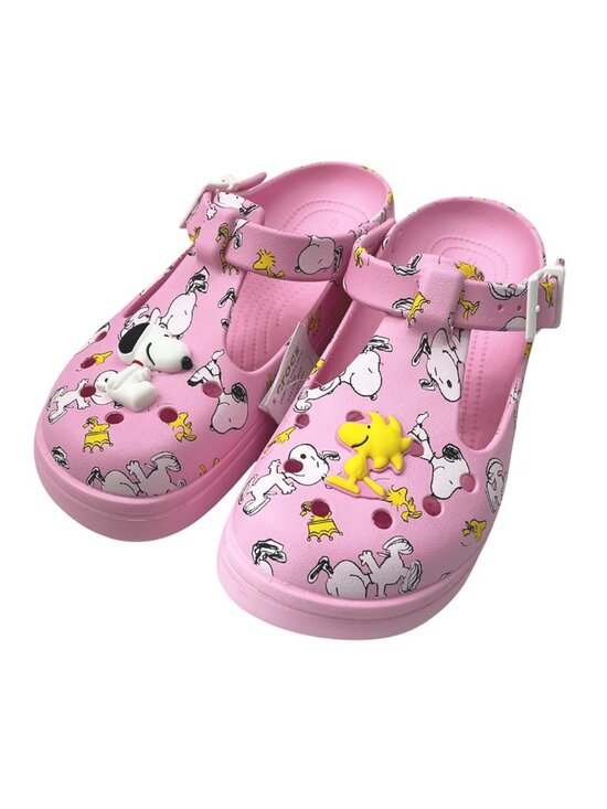 CROCS Shoes - Crocs Peanuts Mary Jane Clog Snoopy & Woodstock Pink Women's 10 Men's 8 NWT